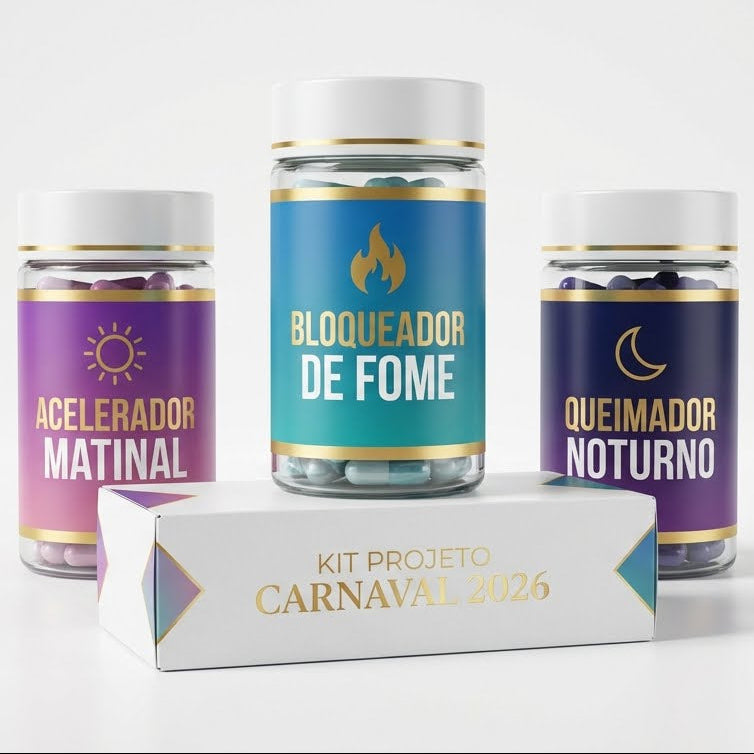 Kit Projeto Carnaval 2026 - Sistema Completo 24h para Emagrecimento Acelerado
