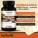 Ashwaguandha + Moringa + Maca Negra 100%pura e natural